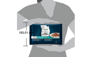 Gourmet | Perle | Aliment Chat | Adulte | Plaisirs Mer | Poisson 4 x 85 gr