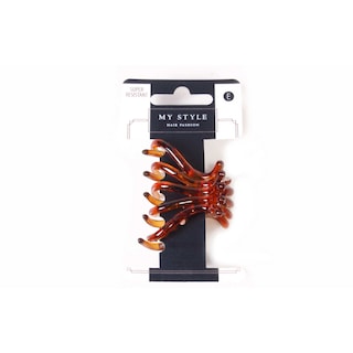 My Style | Basic | Pince cheveux | 6cm | Nylon | Brun 