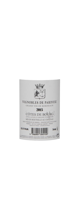 France - Frankrijk | Bordeaux - Côtes de Bourg | Château Nodeau 2015 Rood 