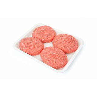 Delhaize | Burger de boeuf et de porc préparé  3+1 