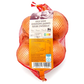 Delhaize | Gele uien | Tros | Netje 