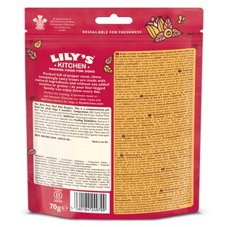 Lily's Kitchen | Mini Burger | Hondensnacks | Adult | Snacks | Rund 