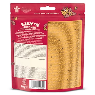 Lily's Kitchen | Mini Burger | Hondensnacks | Adult | Snacks | Rund 