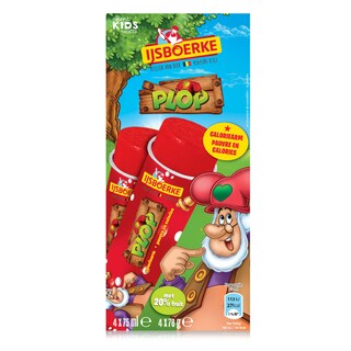 Ijsboerke | Plop aardbei waterijs 