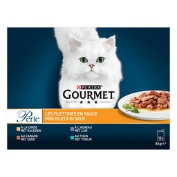 Purina-Gourmet | Aliment chat | Filettines classic | +2 gratui 