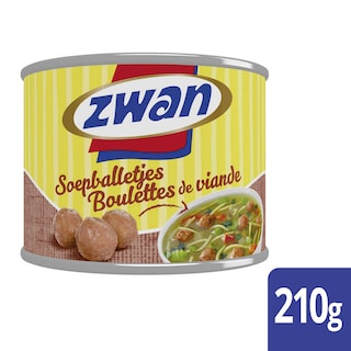Zwan | Zwan | Soepballetjes |Soep | Vleesconserve |210g 