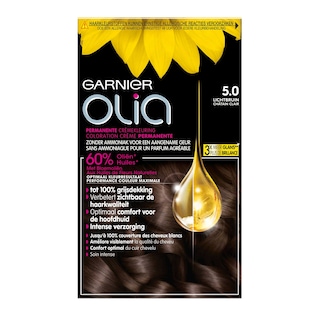 Olia | Permanente crèmekleuring|5.0|Bruin 1 st