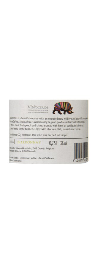 SOUTH AFRICA - ROBERTSON | Robertson | Vinoceros Chardonnay Blanc 