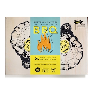 Fancy Brand | World of Oysters | 6 ST BBQ/Grill oesters 