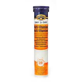 Krüger | DAY by DAY | Comprimés effervescents | Multi-vitaminen 