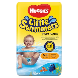 Huggies | Little Swimmers | Culottes de natation | Jetables | Taille 5-6 11 pc