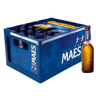 Maes | Maes | Bld bier | Pils | 5.2% | 14+10 | Bak 24 x 25 cl