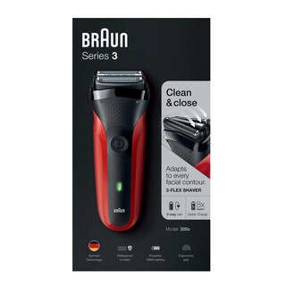 Braun | Scheerapparaat | Electrisch | Series 3 | Rood 