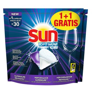 Sun | Optimum | Lave-vaisselle | Regular | 2x30T | Promo 1+1 