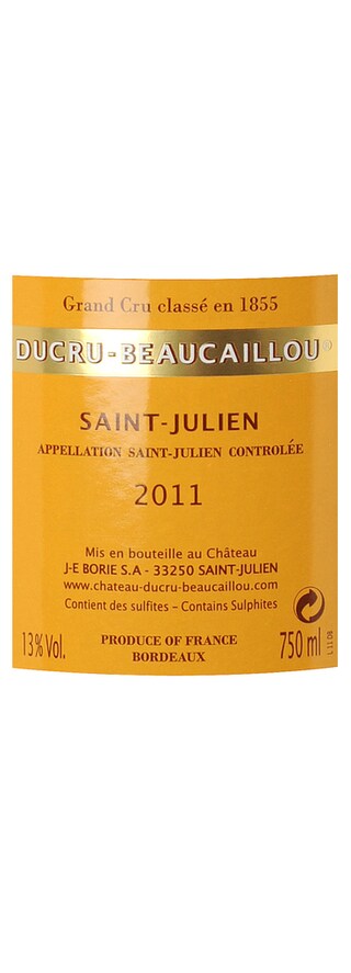 Bordeaux - Saint Julien | Ducru Beaucaillou 2011 