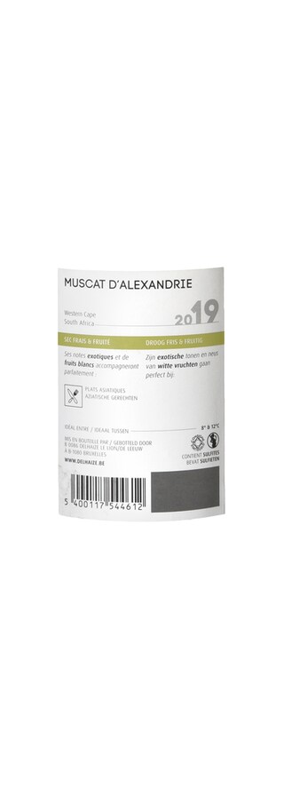 Afrique du Sud - Zuid-Afrika | Western Cape | Muscat Alexand Rsa | 2019 | Witte 