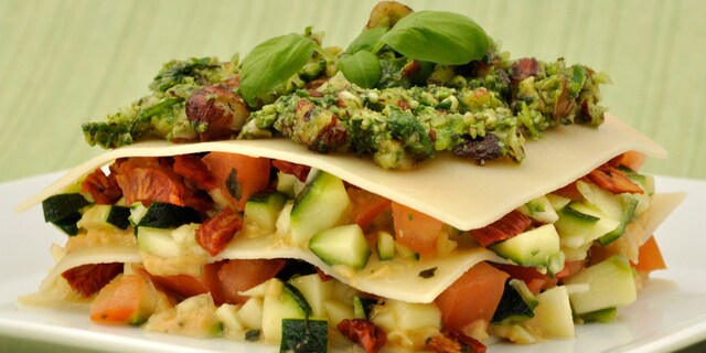 Zomerse lasagne