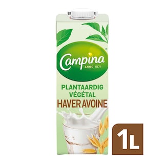 Campina | Boisson | Vegetal | Avoine | Sans gluten | Sans lactose 