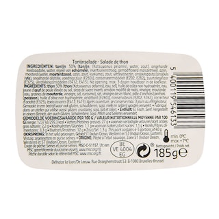 Delhaize | Salade | Tonijn | MSC 