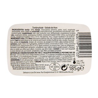 Delhaize | Salade | Thon | MSC 