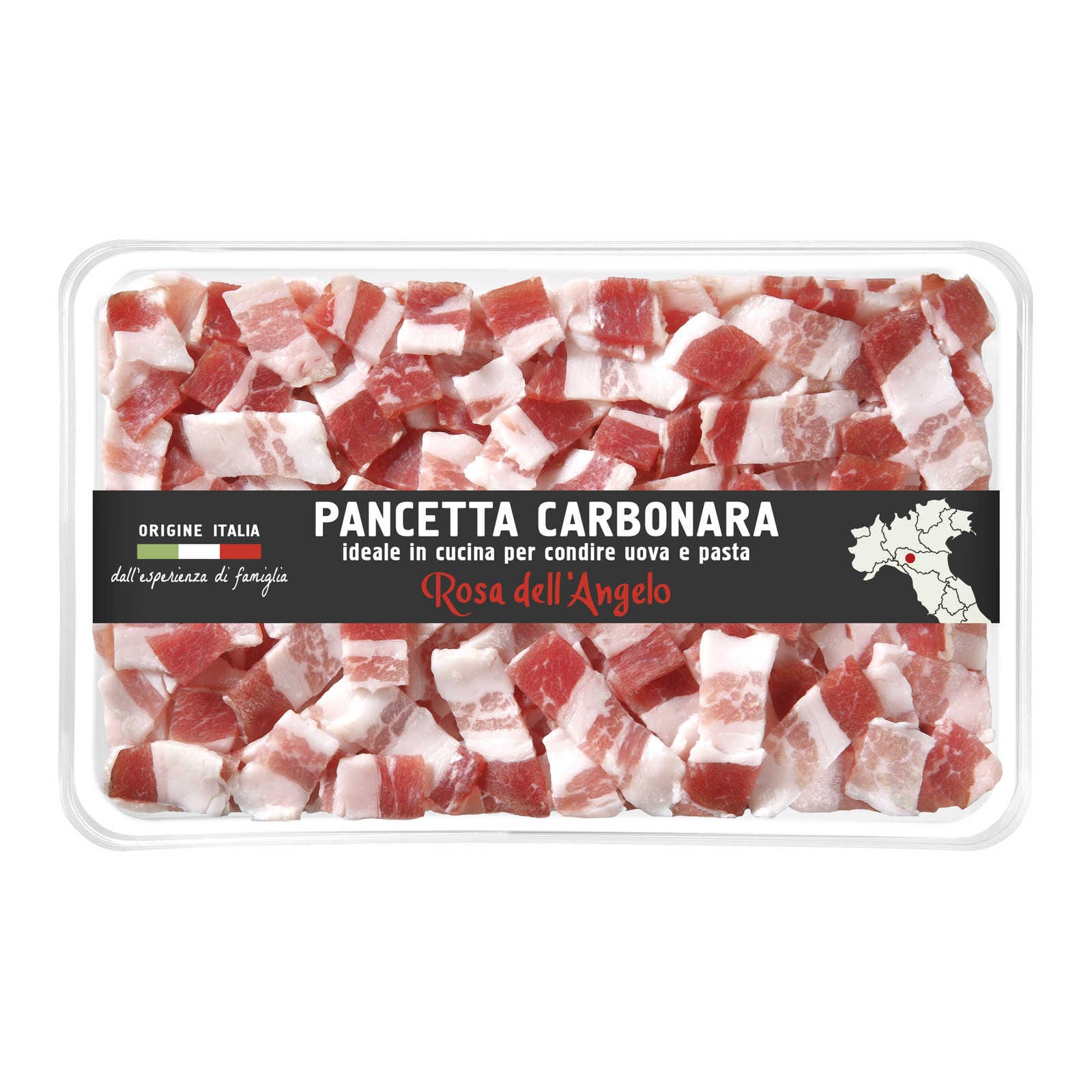 Rosa Dell Angelo Pancetta per carbonara 120 gr Delhaize