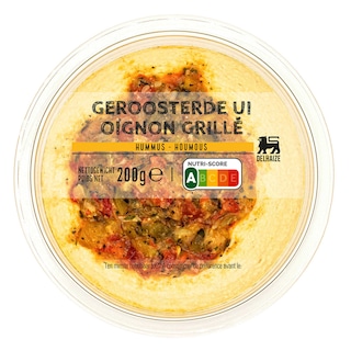 Delhaize | Geroosterde ui | hummus 