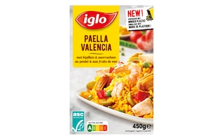Iglo | Paella Valencia | Met Kip en Garnalen 