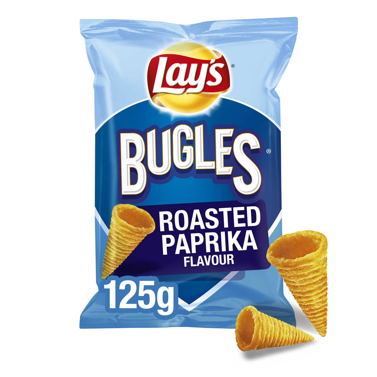 Lay's Bugles Chips Roasted paprika 125 gr Delhaize