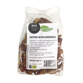 RAW Organic Food | Nuts Raisins Mix | Bio 