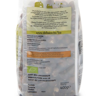Delhaize | Bio | Hazelnoten | Bio | Zonder gluten | Zonder lactose 