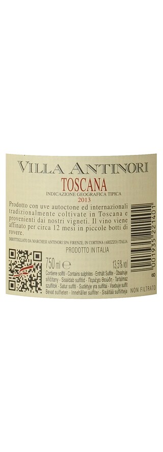 Italie - Italië | Toscana IGT | Villa Antinori 13 Rood 