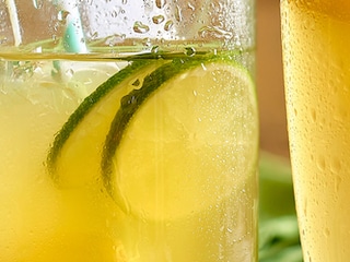 Ice tea au gingembre et limoncello