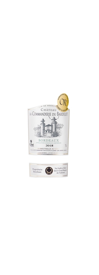 France - Frankrijk | Bordeaux - Bordeaux AOC | Château La Commanderie du Bardelet 2018 