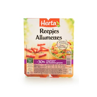 Herta | Allumettes de lardons fumés  | -30% mg 