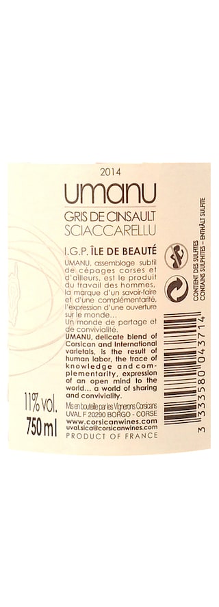 France - Frankrijk | Corse - IGP Ile de Beauté | Umanu Cinsault / Sciaccarellu Rosé 