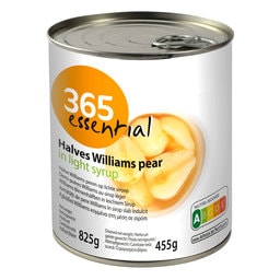 Delhaize | Poires | Demi | Sirop | Boîte 
