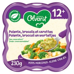 Maaltijd | Polenta Broccoli Wortel | 12M