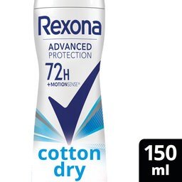 Rexona Women 72H Déodorant Nonstop Spray Cotton Dry 150 ml