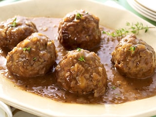 Boulettes sauce chasseur (boulettes à la liégeoise)