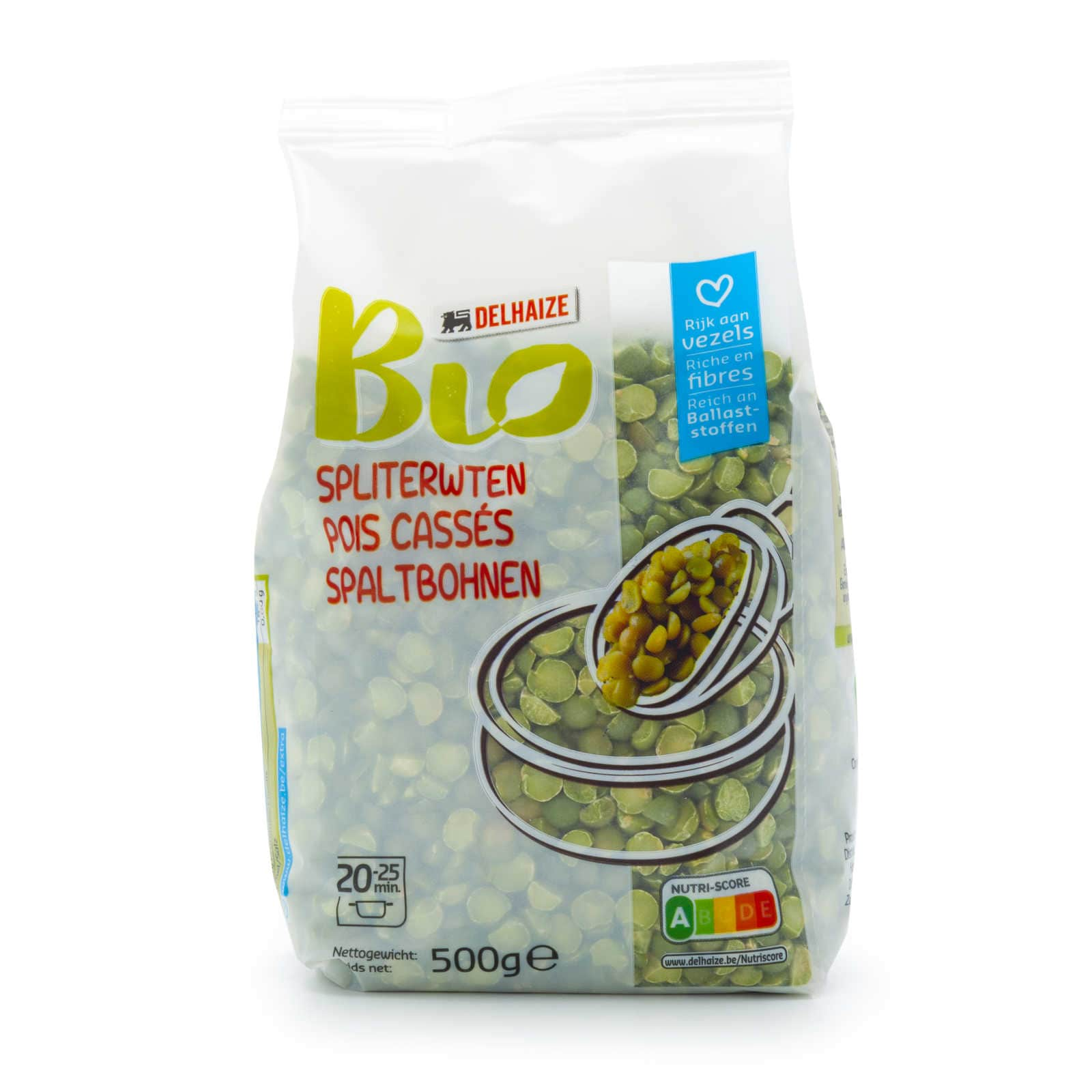 Delhaize Bio Spliterwten Bio 500 Gr Delhaize 8539