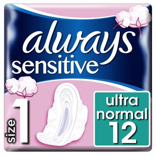 Always | Sensitive | Serviettes | Sensitive | Ultra Normal Plus | Single Pack 