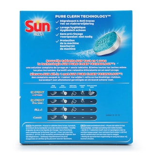 Sun | Tablettes lave-vaisselle | Citron | 70 Tabs 