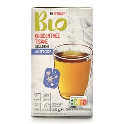 Delhaize | Bio | Tisane | Cure hiver | Sachets 