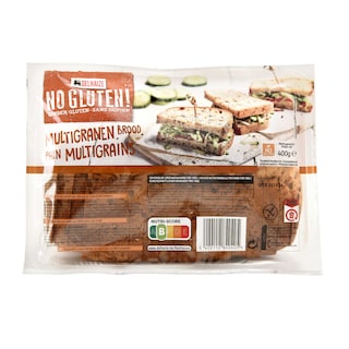 Delhaize | No gluten! | Multigranenbrood | Glutenvrij 