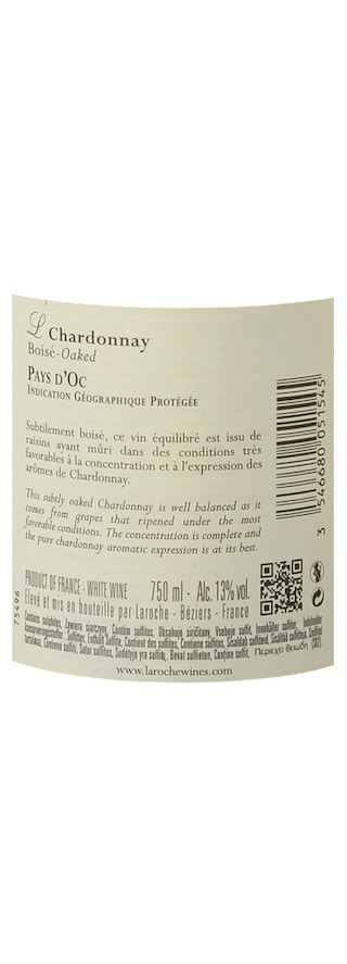 France - Frankrijk | Midi de la France - Oc IGP | Chardonnay Boisé L 
