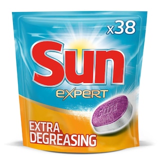 Sun | Tablettes lave-vaisselle | Expert | Extra Degraissant 
