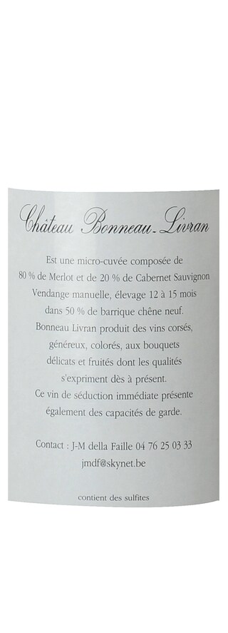 FR BORDEAUX HAUT-MEDOC | Haut Medoc - Cru Bourgeois | Château Bonneau Livran Caisse Bois 10 