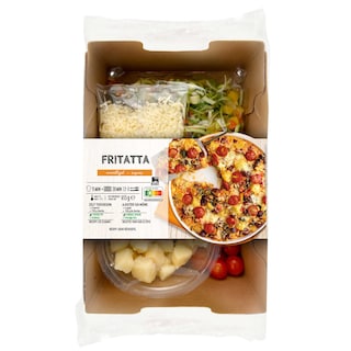 Delhaize | Boîte de repas | Pré-coupé | Frittata 