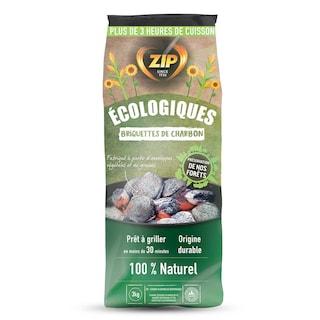 Zip | Charbon de bois | Naturel | Eco 