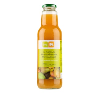 Delhaize | Bio | Jus | Multifruits | Bio | Verre 